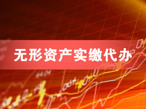 从化无形资产实缴资本代办